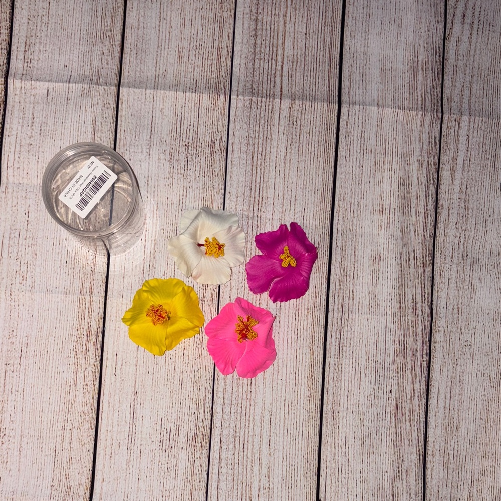 Colorful Artificial Flower Clips for Hair